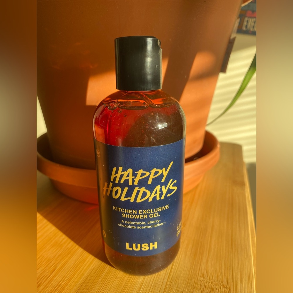 Lush Happy Holidays body wash